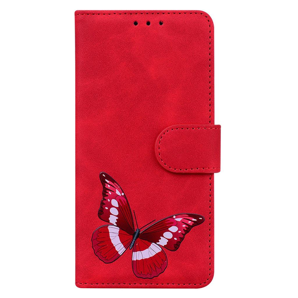 For Xiaomi Redmi Note 13 Pro 4G/Poco M6 Pro 4G Case Butterfly PU Leather Wallet Stand Cover