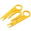 Strip Data Cable Wire Punch Cutter Stripper Manual Pliers Yellow Tool 10pcs 2020