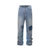 Unisex Multi-Pocket Cargo Jeans - European & American Street Style Loose Fit with Rips