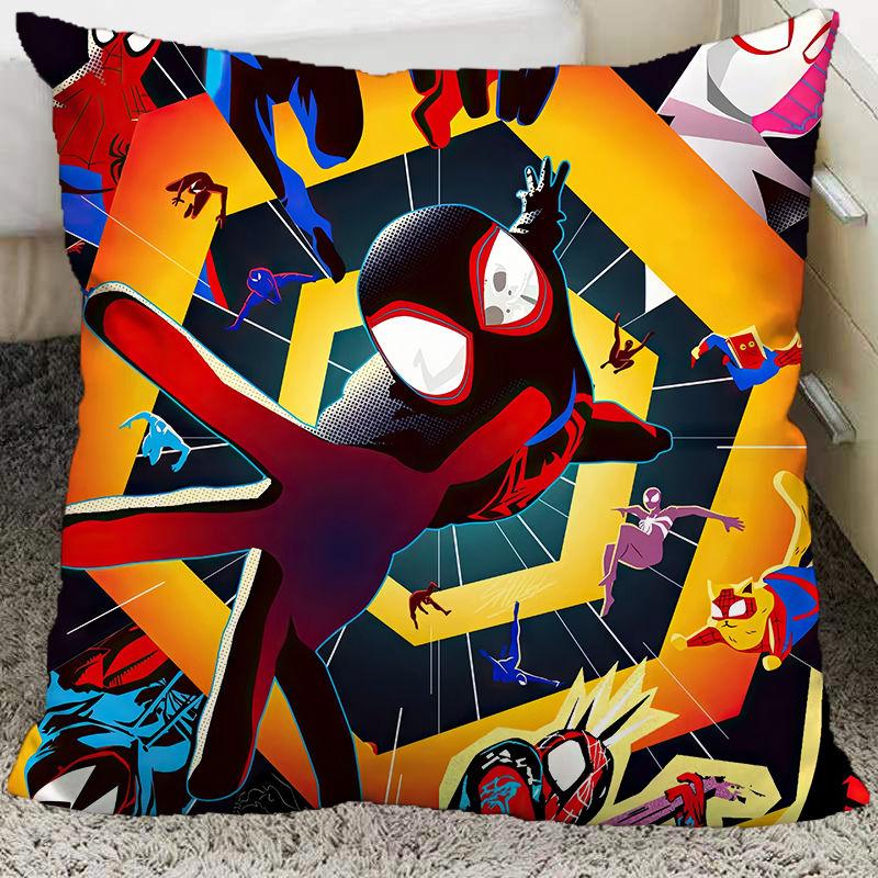 Spiderman Avengers Movie Peripheral Pillow Double-Sided Bedside Pillow Cushion