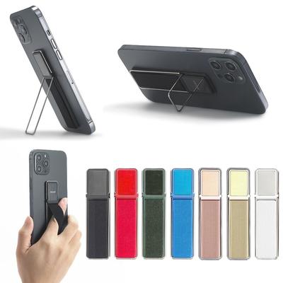 Universell Mobiltelefonringhållare Fingerstöd Rem Band Grepp Vikbar Mobiltelefonställ för iPhone/Samsung/Xiaomi/Huawei