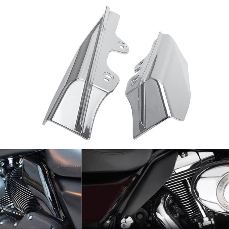 Motorcycle Middle Frame Air Deflector Replacement Heat Shield Deflector for 2001-2008 Models Engine Guard Protection