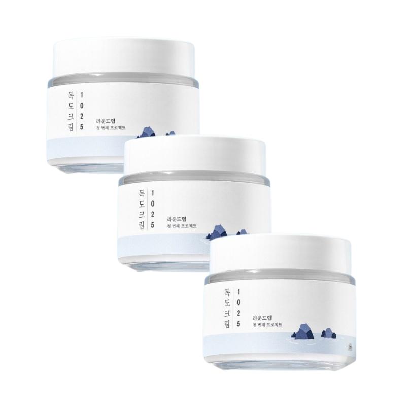 Round Lab 1025 Dokdo Cream 80ml | Deep Hydration & Soothing Moisturizer with Ulleungdo Sea Water | Korean Skincare for Sensitive, Dry Skin