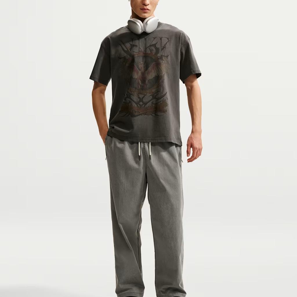 Nike Max90 Basketball Loose Fit Crew Neck Short Sleeve T-Shirt Men tops II0678-010