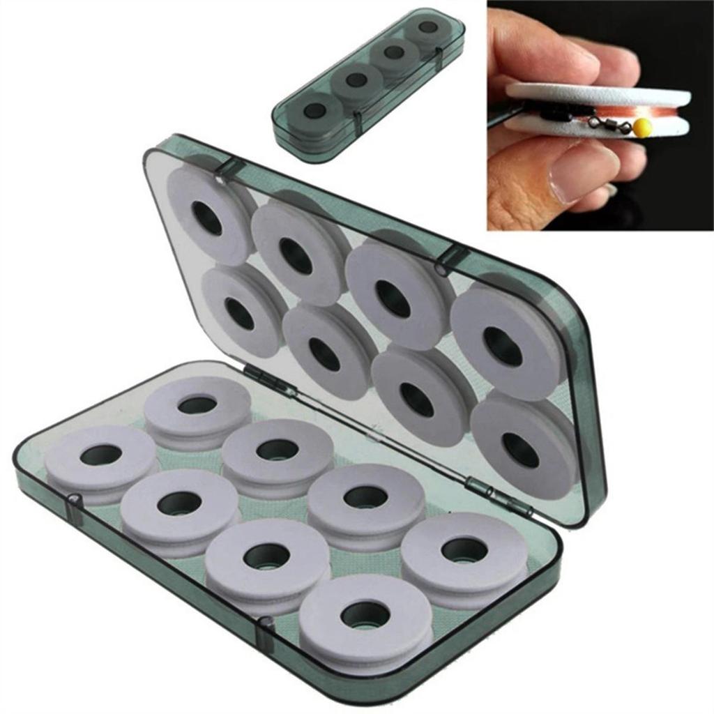 8/16pcs Fishing Tackle Foam Spools Line Box Winding Board Shaft Lure Hook Rig Bait Storage Case Pesca Accessories