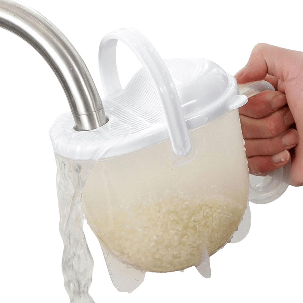 Rice Washer Rice Washing Strainer Multifunctional Rice Washer Strainer Bowl Portable Rice Cleaner Strainer Kitchen Tools China Mainland