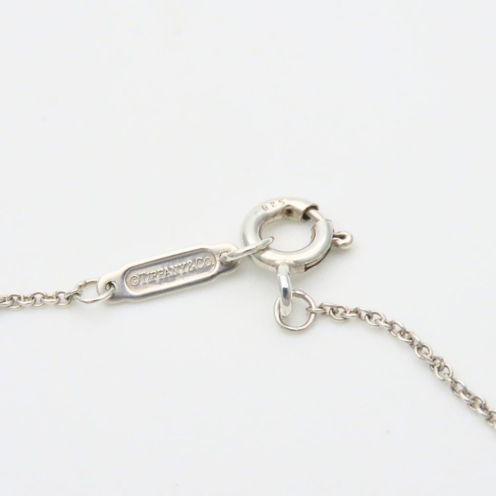 Used TIFFANY&Co. Necklace Return to Double Heart Silver925 2.9g Silver Pendant