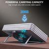 Laptop Cooling Pad Laptop Stand With Foldable Aluminum Stand And Variable Speed Controls Laptop Support Holder