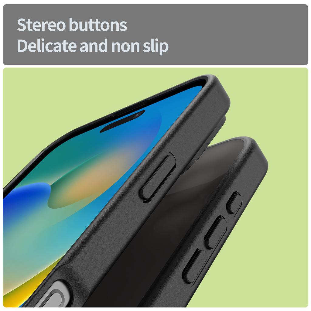 For iPhone 16 Case Skin Touch Matte Anti Drop TPU PC Phone Back Cover