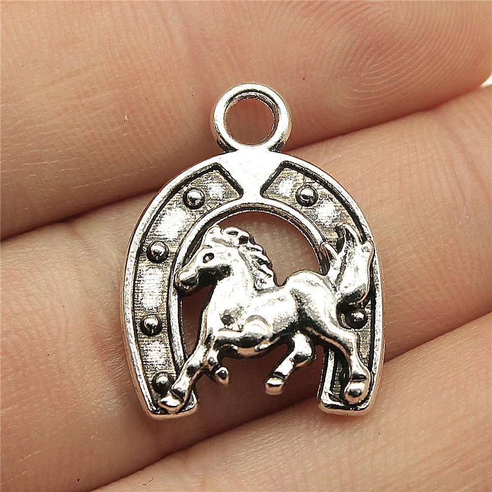 10pcs Lucky Horseshoe Horse Shoe Charms For Jewelry Making Antique Jewelry Making DIY Handmade Craft