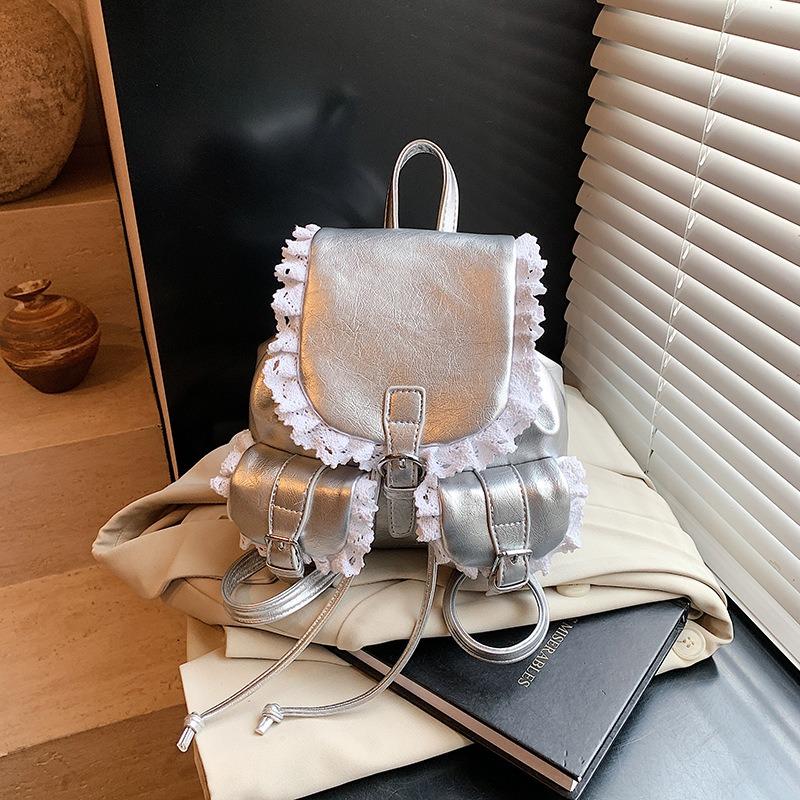 Large Capacity Portable Backpack Bag Women's New High-end Versatile Multi-pocket Student Schoolbag