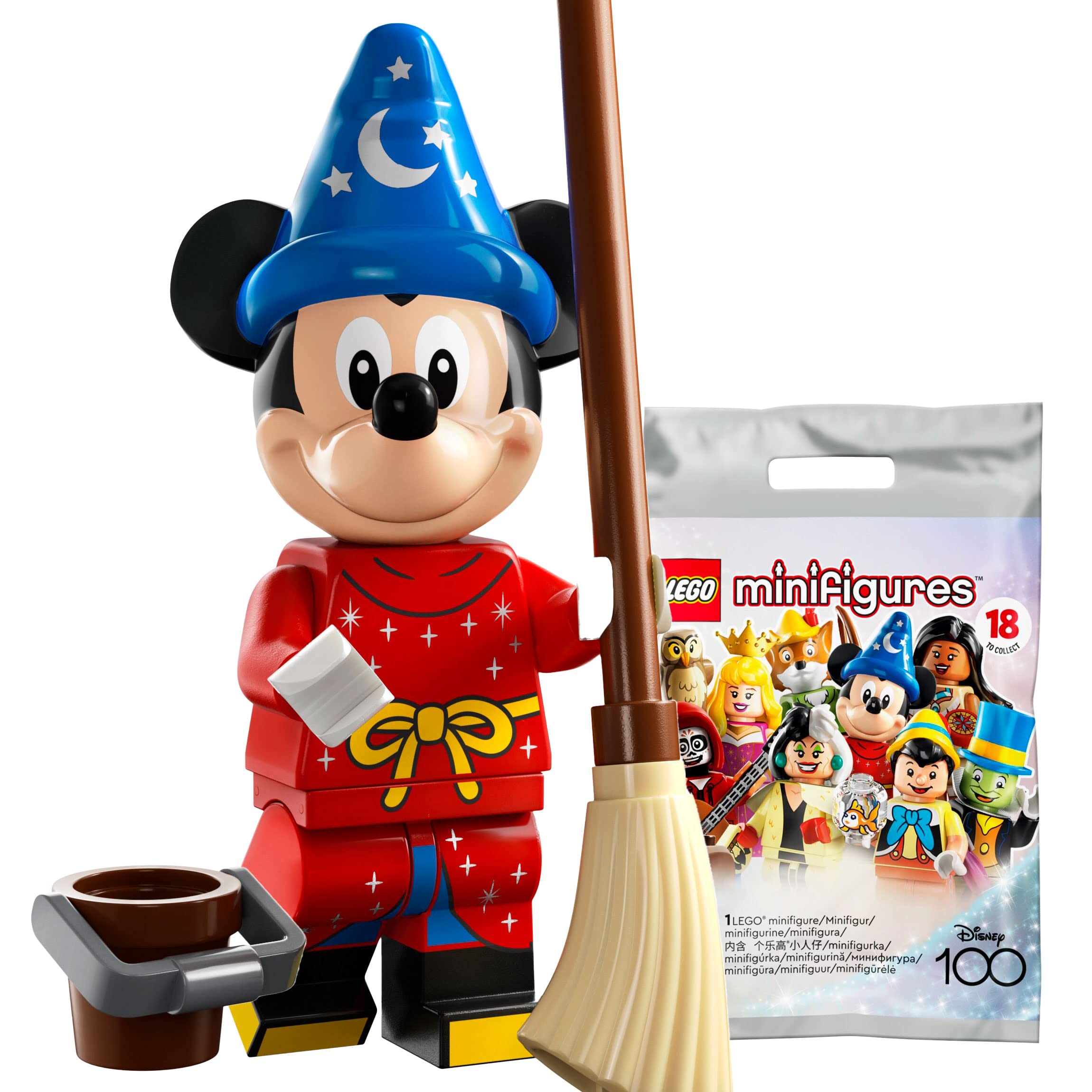 

Минифигурка LEGO Disney 100 Ученик Микки Волшебника [71038-4]
