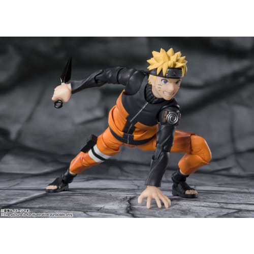 TAMASHII NATIONS S.H.Figuarts NARUTO Shippuden Uzumaki Naruto - The Jinchuriki of the Nine-Tails, Entrusted with Hope - Approximately 145mm PVC & ABS