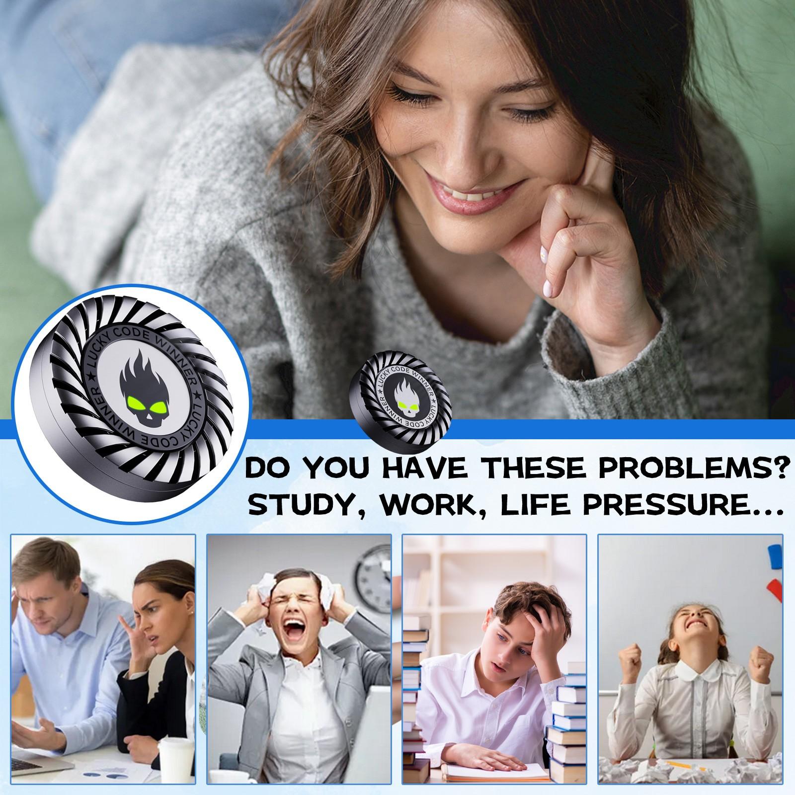 

Для взрослых и подростков, настольная игрушка для работы, учебы, ожидания, подарок и для фестивальной вечеринки (Серебряный) One Size серебряный