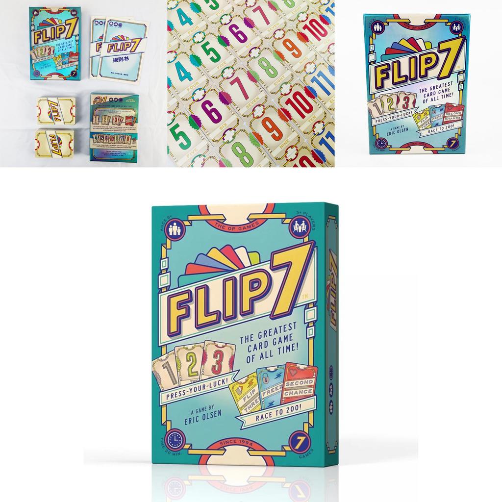 Flip7 Card Game For Party Gatherings With Educational And Interactive Features For Family And Friends