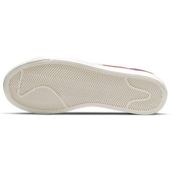 Nike Blazer 77 Low Weiß Teamrot - DC4769-104