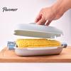 Quick Breakfast Corn Maker Microwave Steamer Container, Food Grade PP Cooker for Baking Sweet Potato Egg Custard, Reusable Kitchen Gadget Fast Cooking