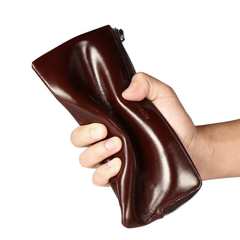 Hochwertige, modische Herren- und Damen-Handy-Geldbörse, Kartenhalter, Geldbörse, Reißverschluss, großes Fassungsvermögen, lange Clutch-Geldbörsen für Männer mit Handschlaufe