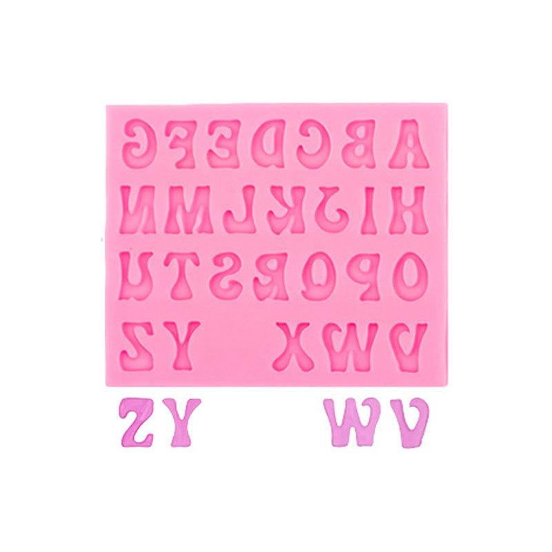 Matrițe Silicon Fondant Numere Litere 3D Ciocolată Prăjituri Decorare Prăjituri Unelte DIY Jeleu Biscuiți Copt Matriță de Imprimare