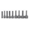 9Pcs 5-13mm 1/4 Inch Nut Driver Socket Adapter Metric Socket Impact Drill Bits