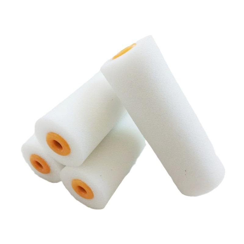 Sponge Flocked Roller Brush Water-based Latex Paint Roller Coating Paint Roller Brush Wall Painting Tool Construction Accessory