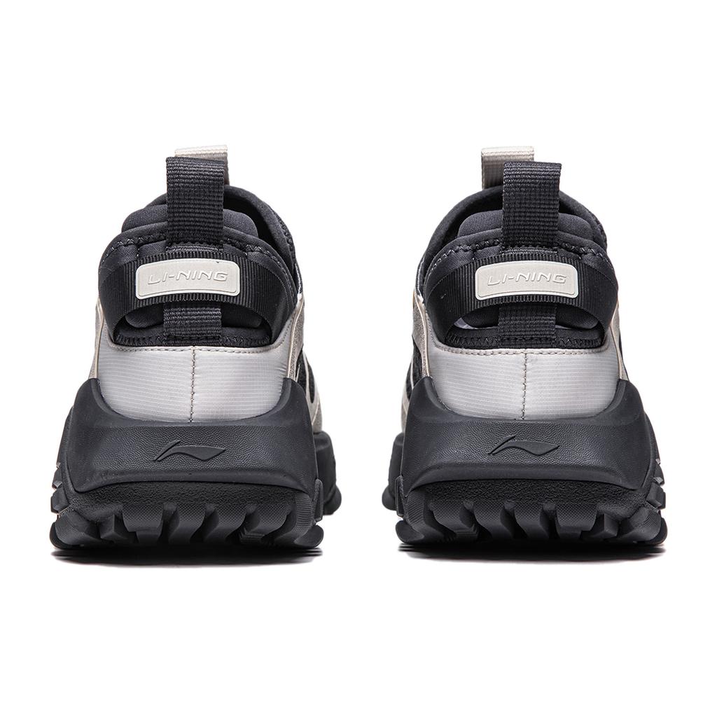 New LiNing CF Linchuan SS Cushioning Wear-Resistant Low-Top Casual Shoes Men's Gray Black AGLU143-3