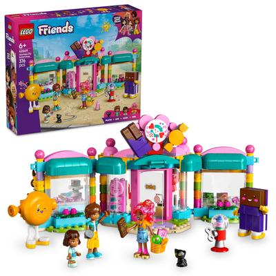 LEGO Friends Heartlake City Candy Shop Toys Birthday Present Blocks Educational Girls Boys Children 6 Years Old 7 Years Old 8 Years Old 9 Years Old