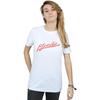 T-shirt Boyfriend en Coton Blondie Femmes/Dames Logo Lignes
