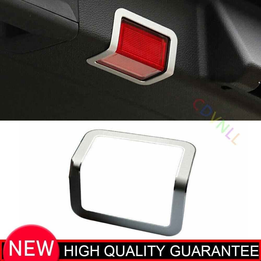 For Benz GLE GLS 2020-2022 Silver Aluminum Rear Door Tailgate Button Cover Trim