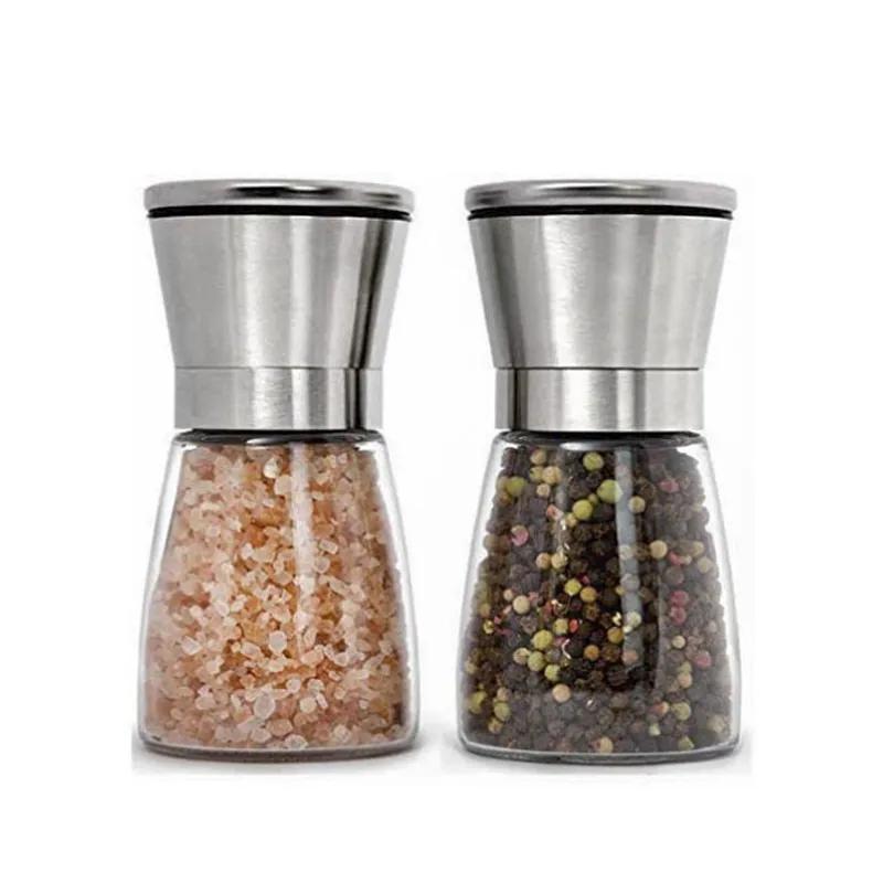 

Кухонные принадлежности Мельница Нержавеющая сталь Мельница для соли и перца Регулируемая керамическая мельница для морской соли Кухонные инструменты YA037 #1