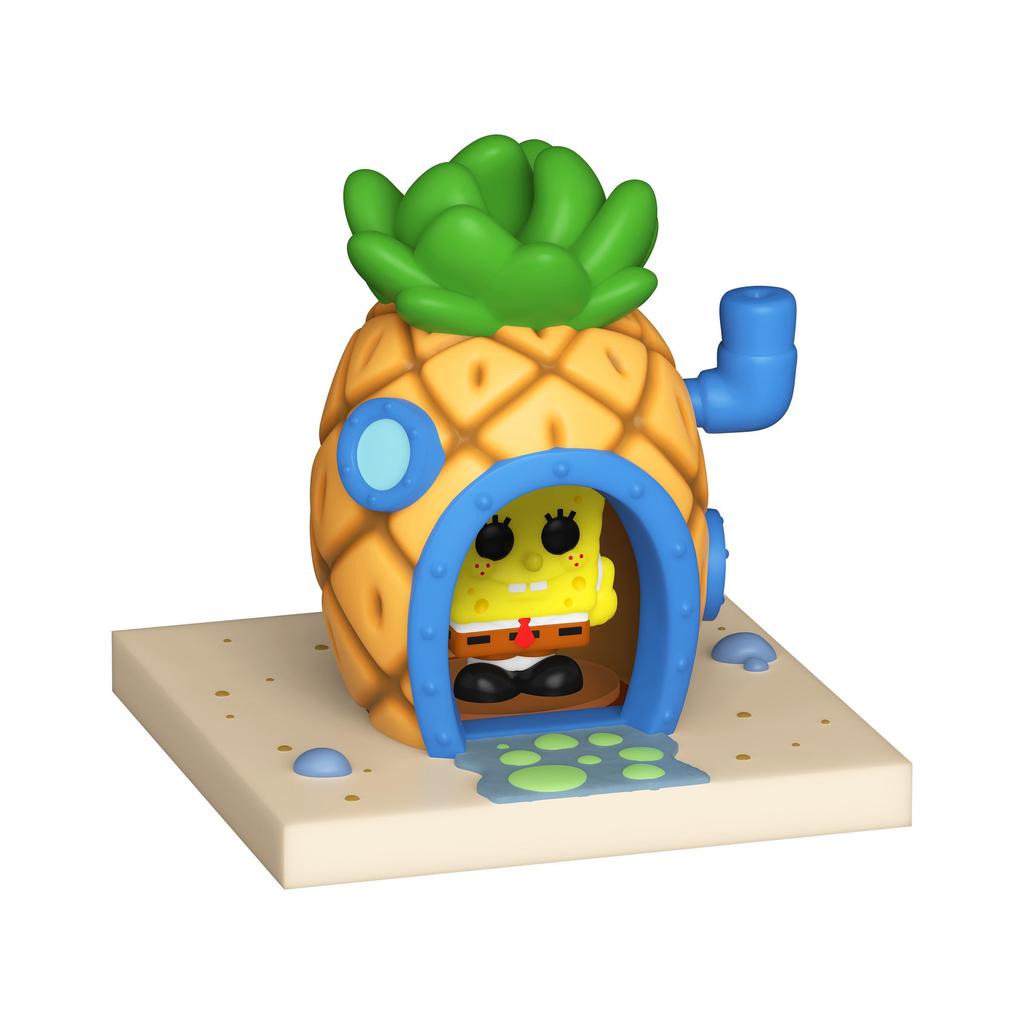 Funko Pop Bitty SvampBob Fyrkant SvampBob Fyrkant och Ananashuset Samlarvinylfigur Presentidé Officiell Merchandise Leksak för