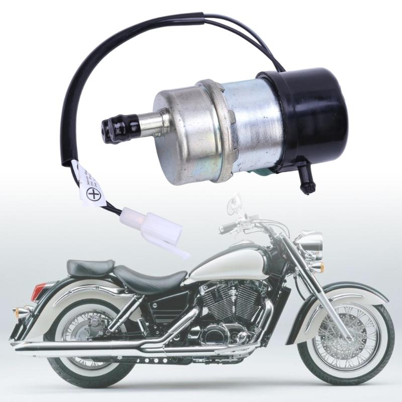 16710-MCK-315 Carbureted Motorcycle Fuel Pump with Pure Copper Winding and Metal Housing, for Shadow VT1100 1995-2007 and Replaces MAH-753 for