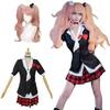 Shinpei Ryouhin Enoshima Junko Cosplay Wig Gal Hopes Peak Academy Despair High School Costume Adult Cultural Festival Event Stage Wear (with L) Hobby