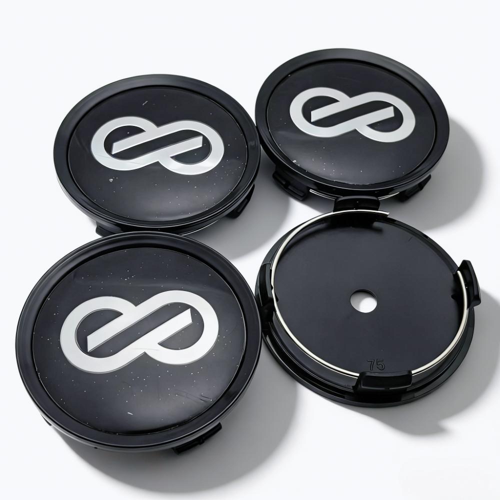 

4pcs JDM ENKEI Logo Emblem Badge Car Wheel Center Caps 75MM 70MM Wheels Hub Cap Rim Hubcaps Dust Cover Replace Car Accessories ENKEI Badge&4pcs 75 Wheel Caps