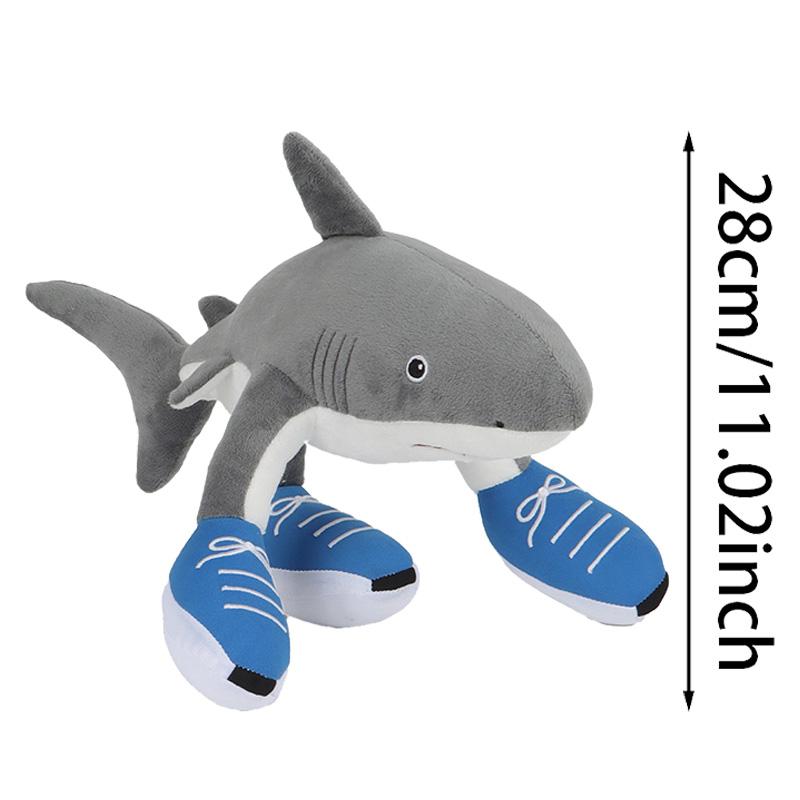 Tung Tung Tung Sahur Plush Funny Tralalelo Tralala Sharks Stuffed Doll Funny Italian Brainrot Plush Doll Pillow Toy Kid Gifts