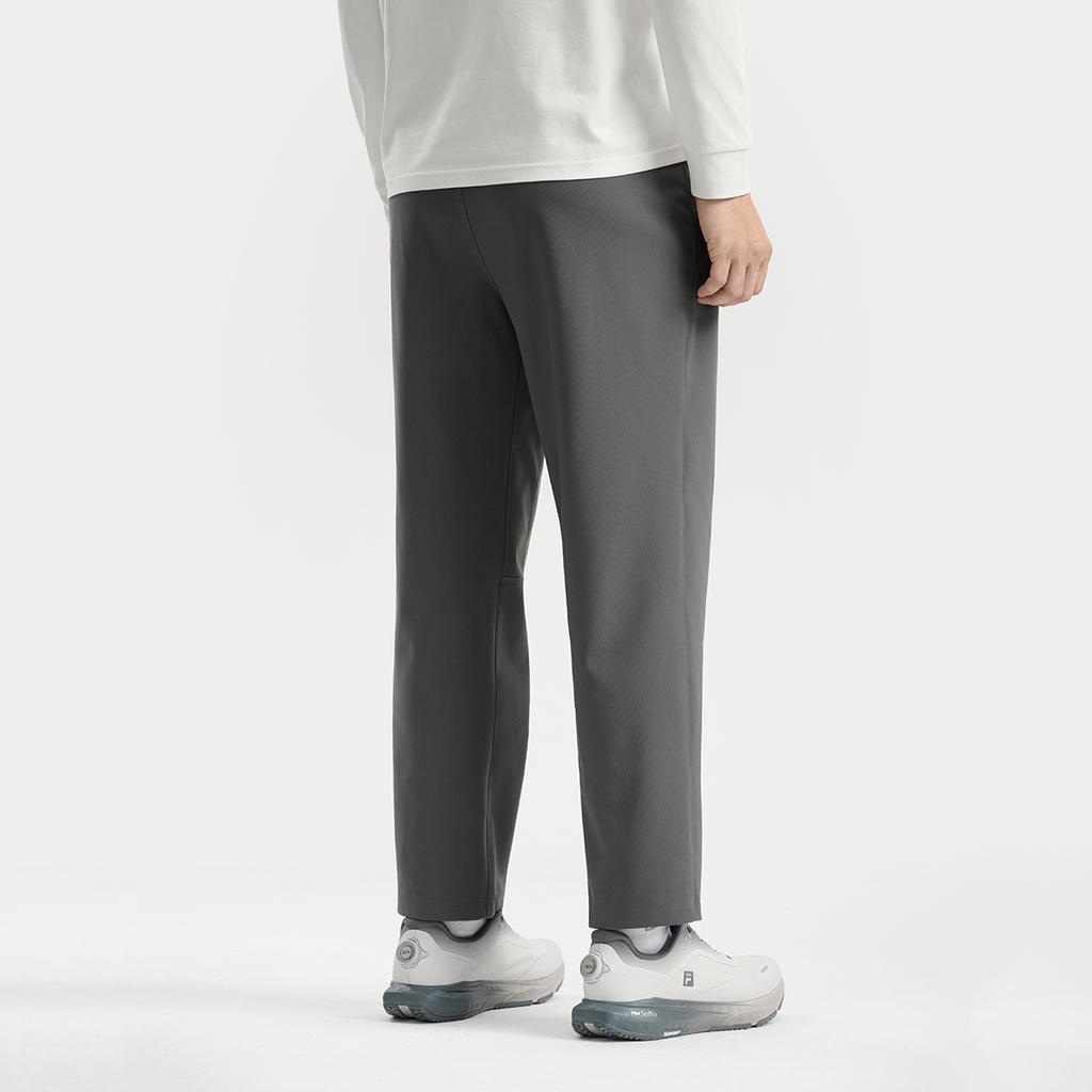 Fila A.P. Fashion Simple Solid Color Sports Training Daily Classic Versatile Comfortable Knitted Casual Pants Men Pants Volcanic-Gray A11M541601FGY