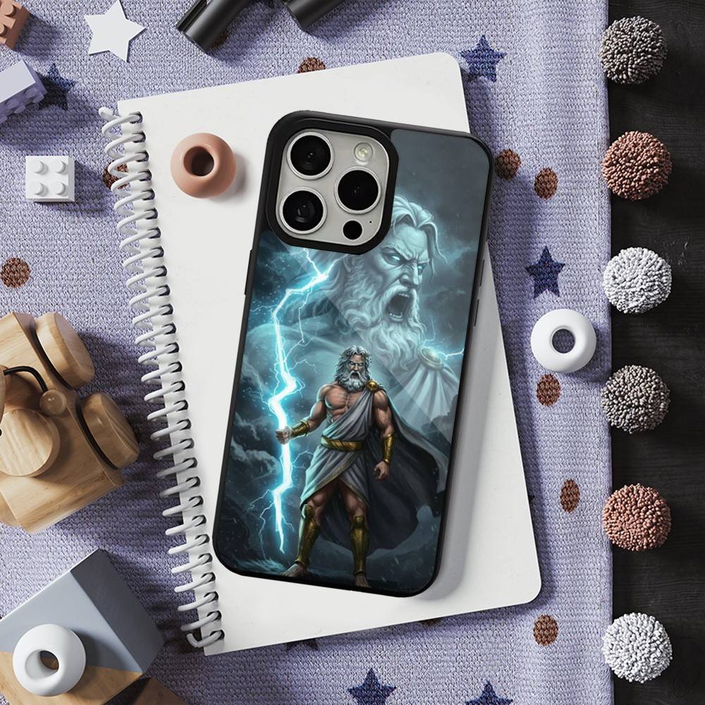 

Greek God King Zeus For iPhone 15,16,17,14,Plus,12,Pro,Mini,13,Max,11,For Magsafe,Magnetic Wireless Charging Case iPhone15PROMAX