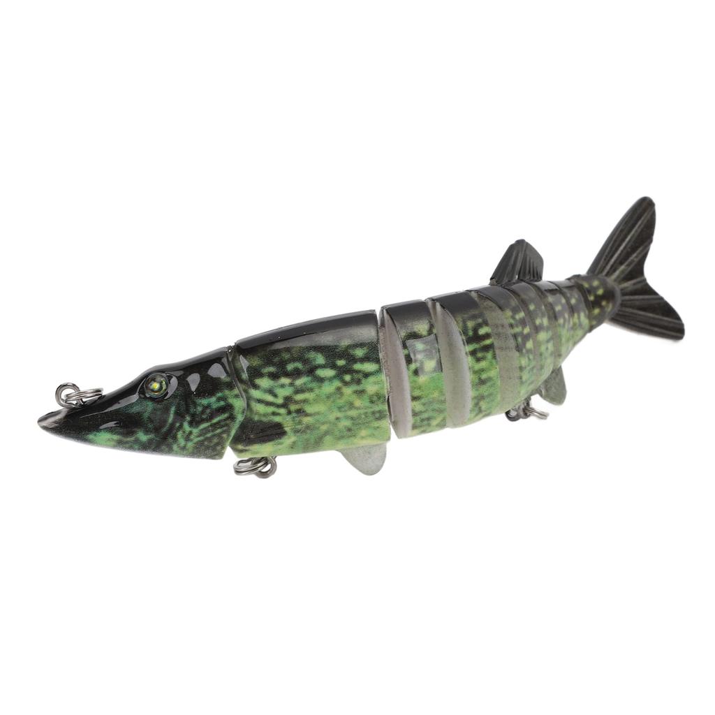 5Pcs Fishing Gears Lifelike Multi Jointed Hard Bait Swimbait Fishing Lures for Freshwater Saltwater Fishing