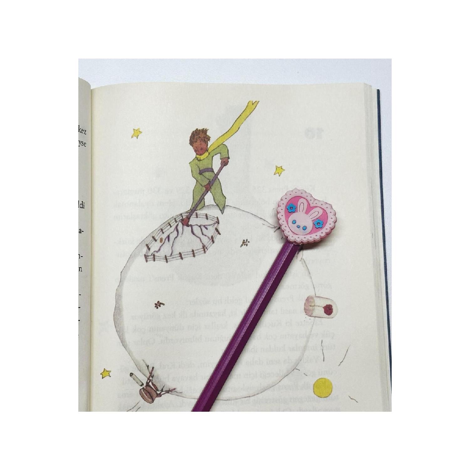 

Cute Pen Ornament Heart Rabbit Pen Back рожевий