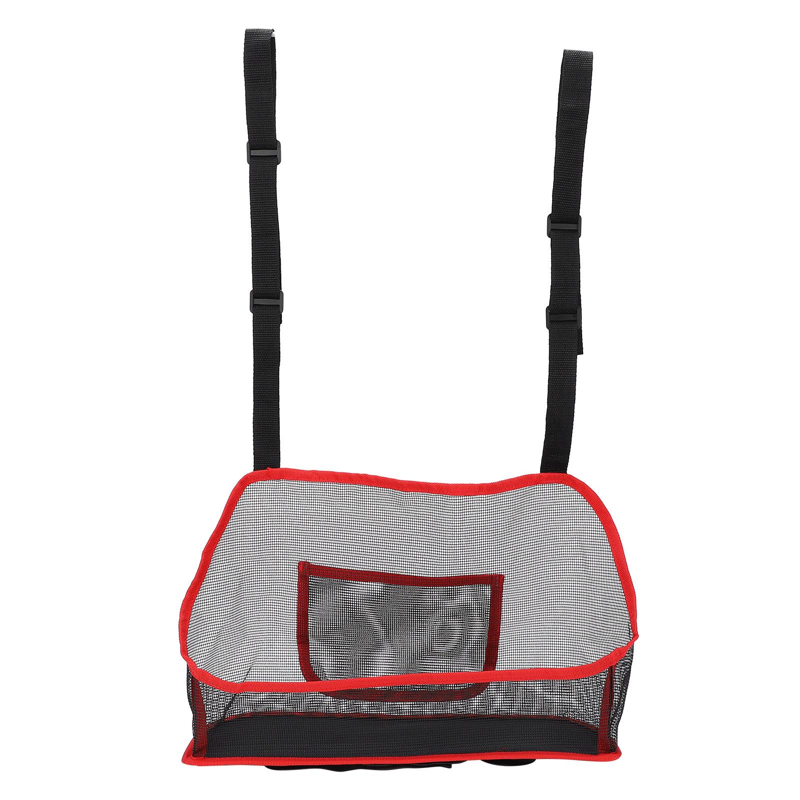 

Car Suspension Storage Bag Car Seat Back Net Pocket Driver Storage Netting Pouch червоний