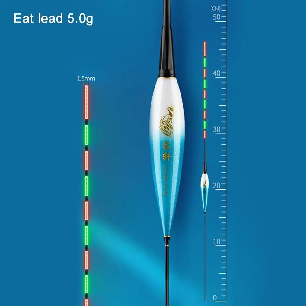 Electronic Fishing Float Long Tail Nano Light Float Slip Drift Tube Buoy Strike Rock Fishing Floats Night Fishing