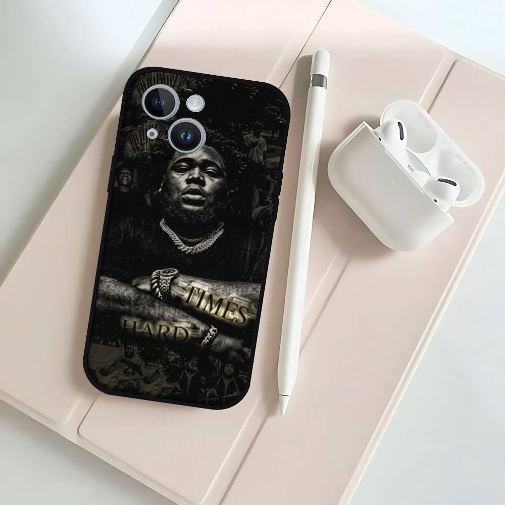 Rod Wave Rapper Phone Case For IPhone 17 16 15 14 13 12 11 X XR XS Plus Pro Max Mini Soft Black Cover