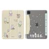 Cartoon Bear Tri-Fold IPad Case With Pen Slot 10th Gen Air 8 7 6 5 Y-Clasp Smart Cover