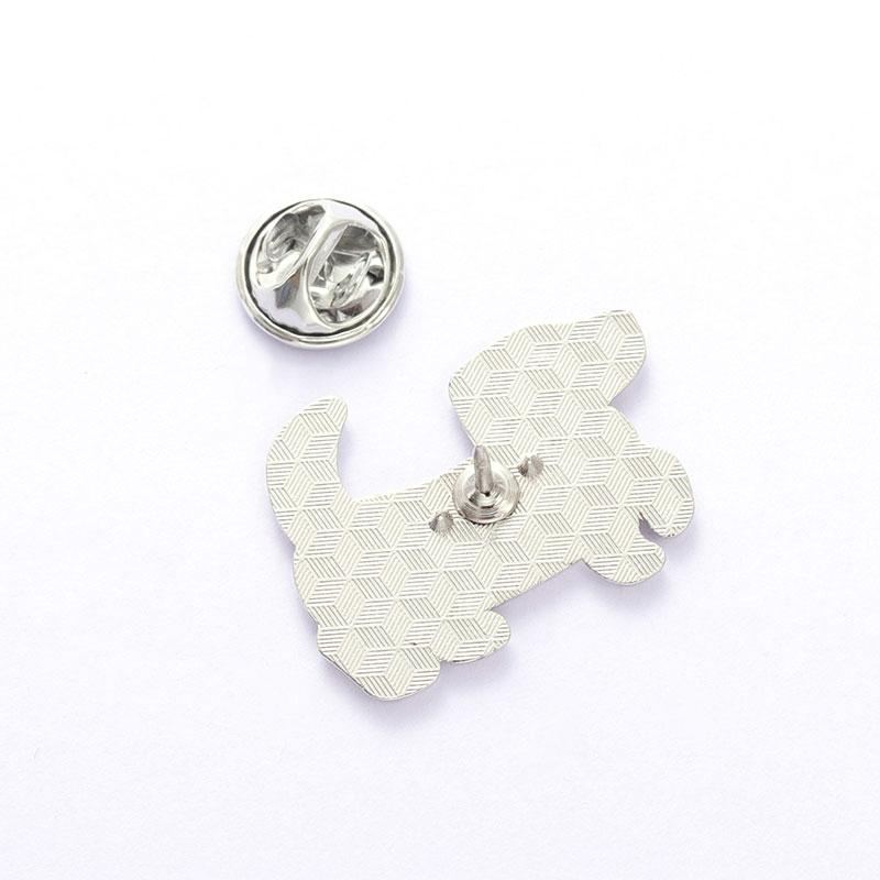 Animal Bone Enamel Pins Custom Dino Dog Owl Cat Brooches Lapel Badges Blck Kitten with Blood Knife Jewelry Gift for Friends