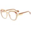 Fashionable Big Frame Anti Blue Light Women Presbyopic Glasses HD Computer Eyeglass Reading Strength 0 to +6 0