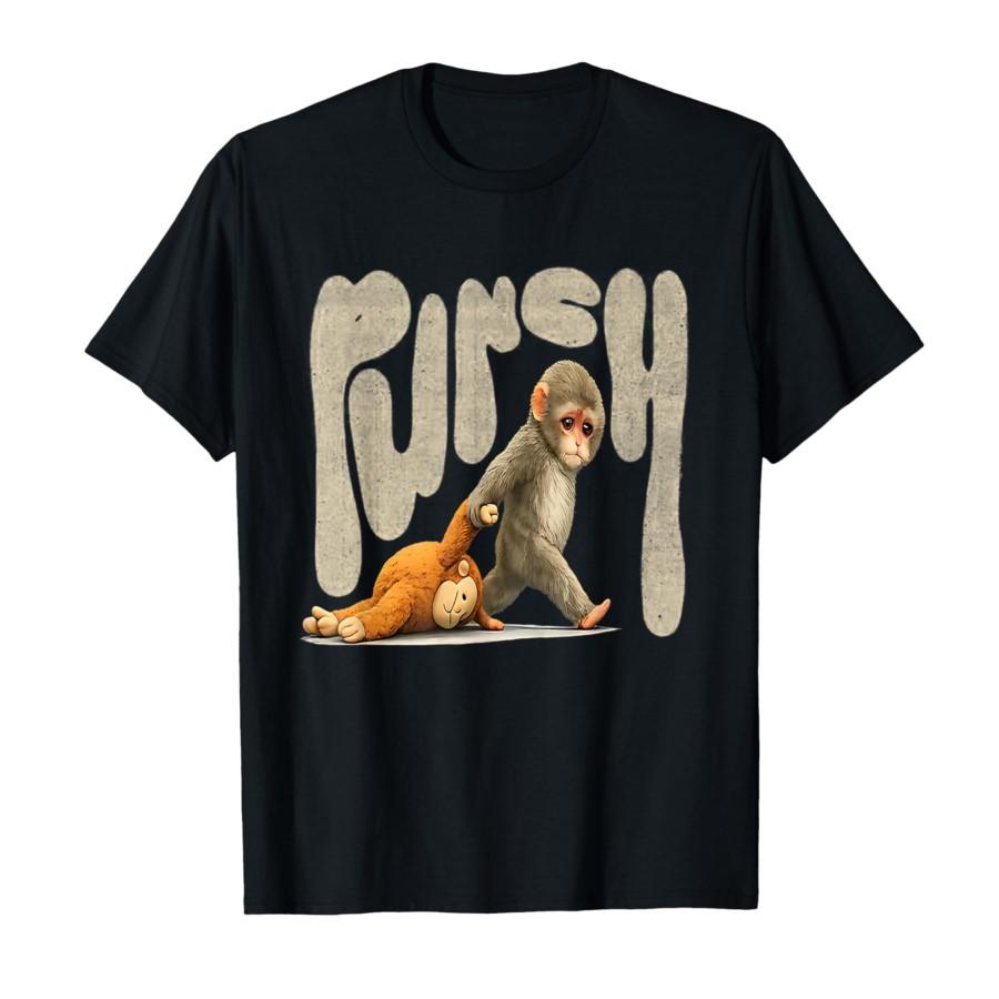 

Team Punch Baby Monkey Punch Trend Meme Graphic T-shirt For Men Women 100% Cotton T Shirts Short Sleeve Tops 0318-1 - Men s S... S разноцветный