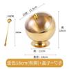 Kitchen Items Sloped Stainless Steel Bowl Storage Containers Spherical Sauce Bowl with Cover Restaurant Bowl Buffet Tableware