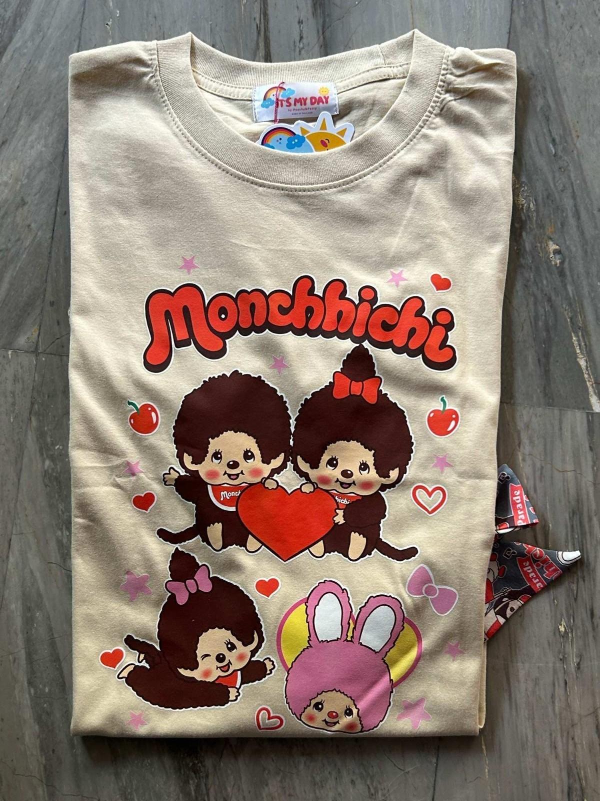 Monchhichi Cartoon Retro Unisex T-shirt S-5XL Unisex T-Shirt XXL