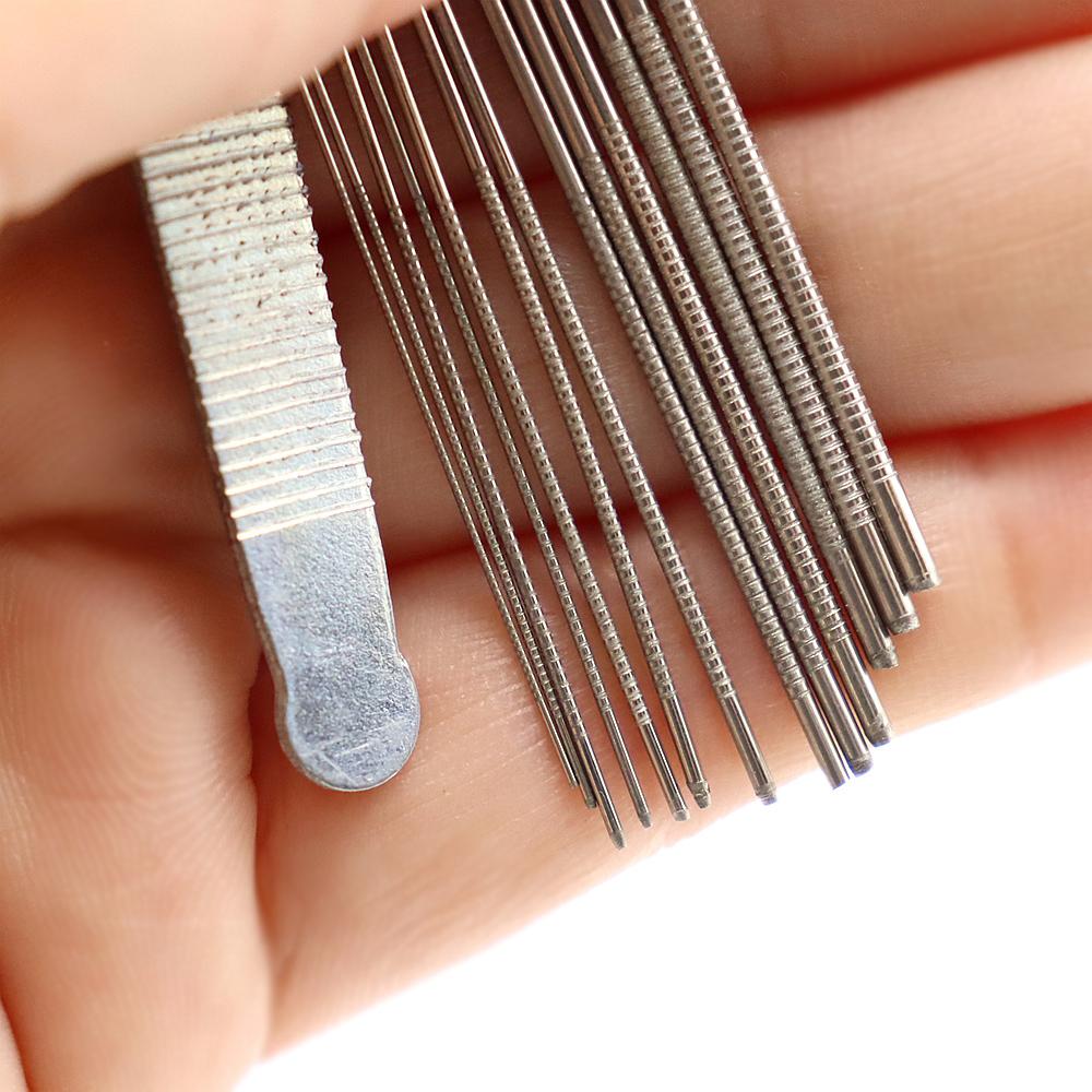 Guitar Sanding Tool Guitar Bass Ukulele Nut Bridge Saddle Grooves Sanding Files Tool Kit Electric Acoustic Guitar Part Diy Tools