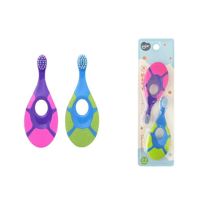 2PCS  Children 1~3 Years Old Toothbrush Soft Bristles U-shaped Protection Deciduous Tooth Cleaning Toothbrush Household Baby Toothbrush HMM